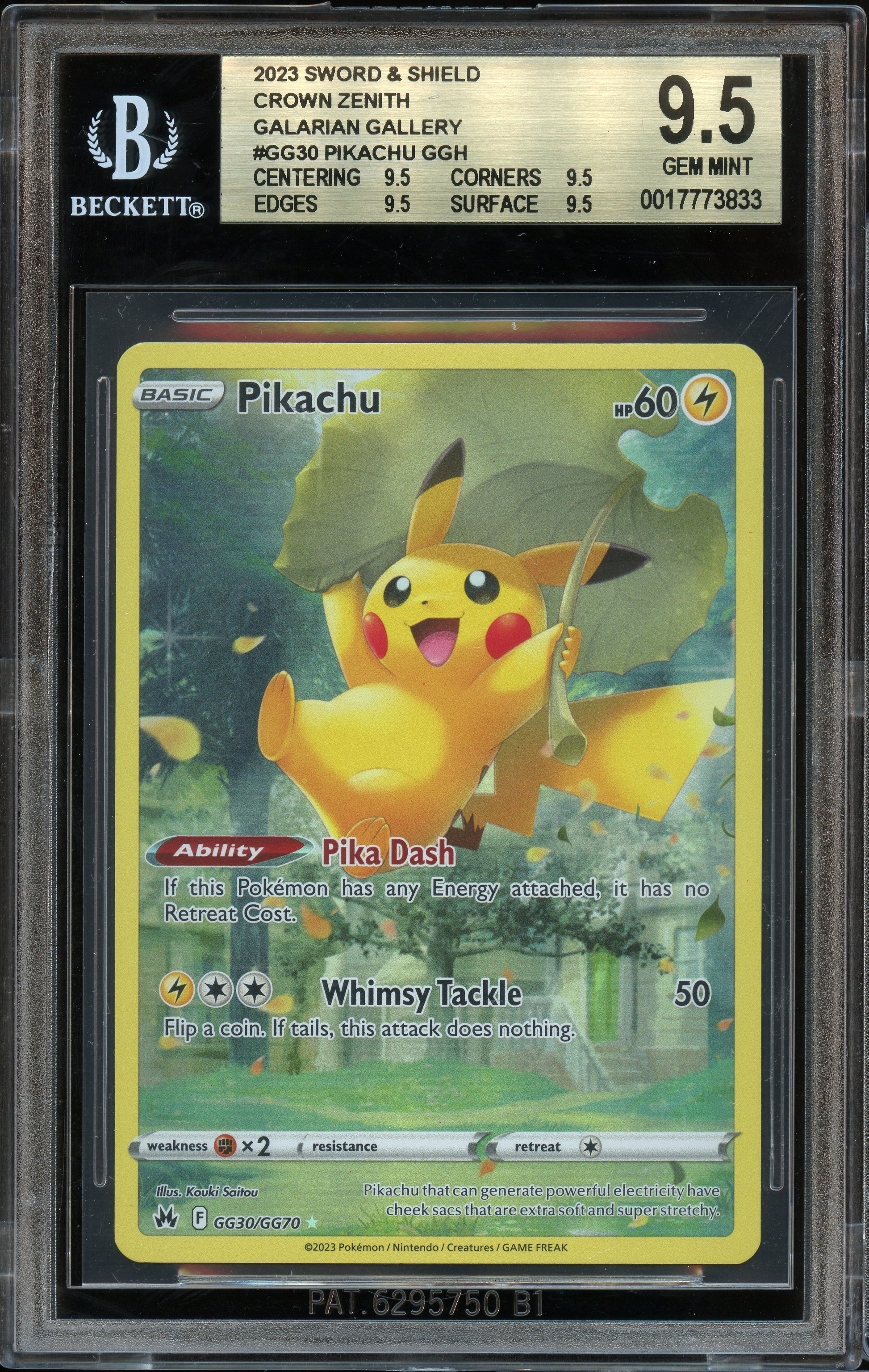 BGS 9.5 | Pikachu #GG30