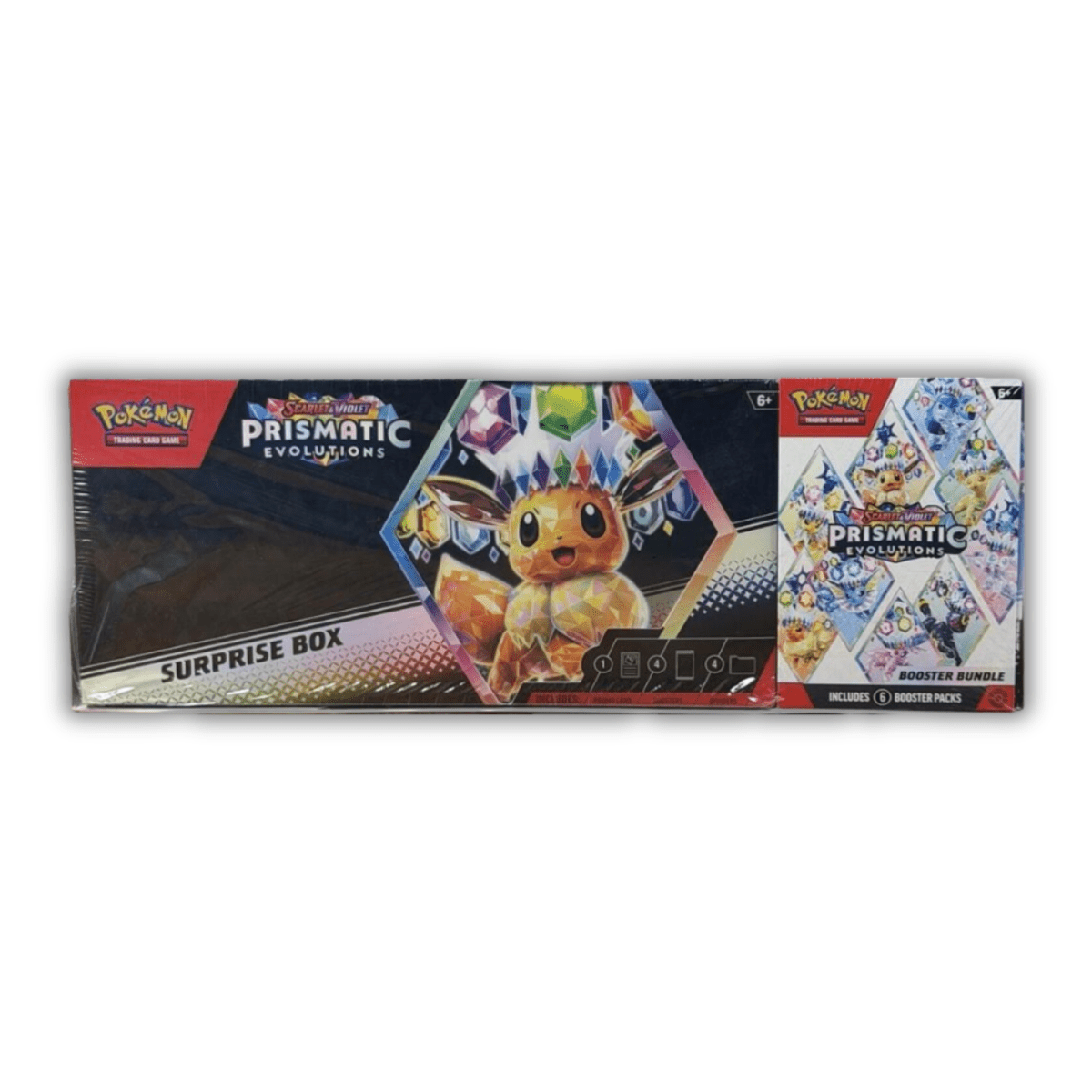 pokemon eevee evolutions booster box Prismatic Evolutions: Booster Bundle + Surprise Box Bundle – QuickTCG LLC