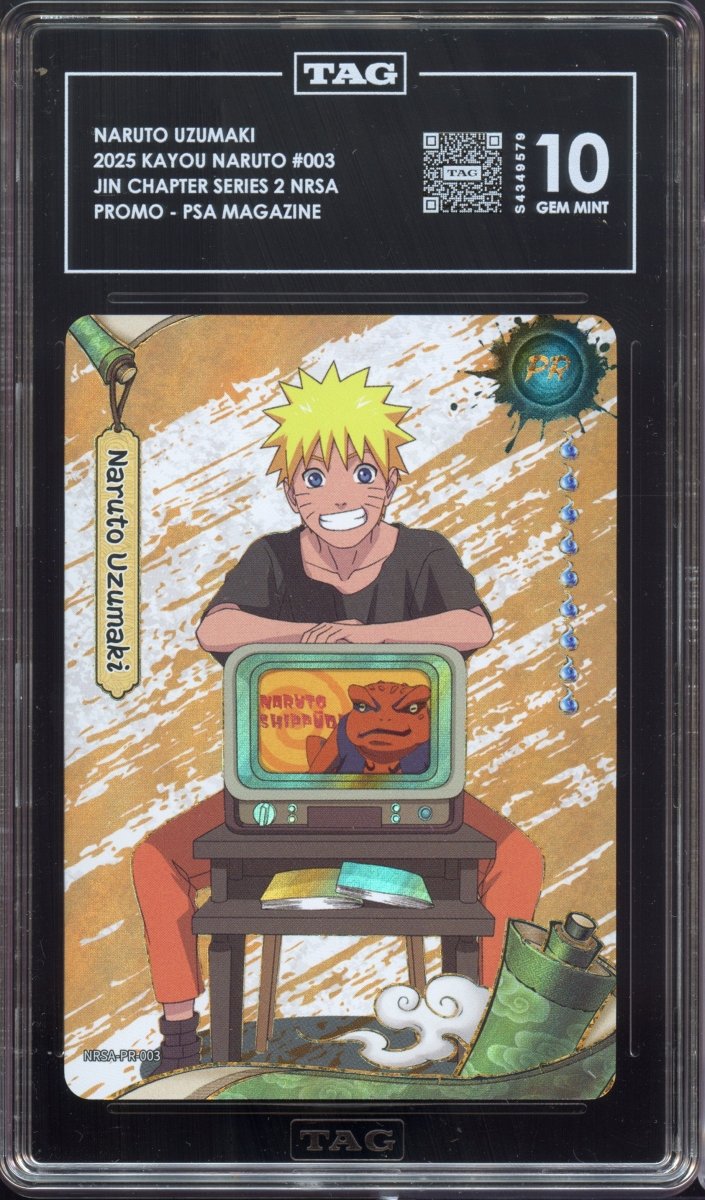 TAG 10 | Naruto Uzumaki #003 PSA Magazine Promo – QuickTCG LLC