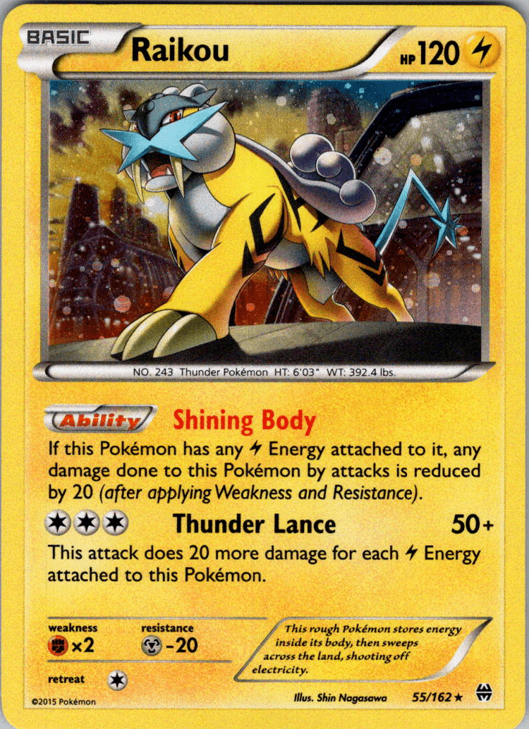 2015 Raikou Holo 55 - QuickTCG LLC