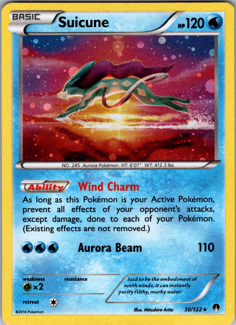 2016 Suicune Holo 30 - QuickTCG LLC