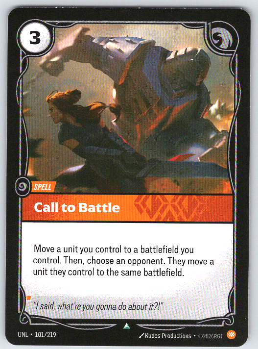 Call to Battle #101/219