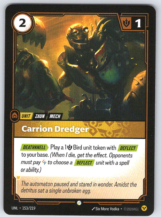 Carrion Dredger #153/219