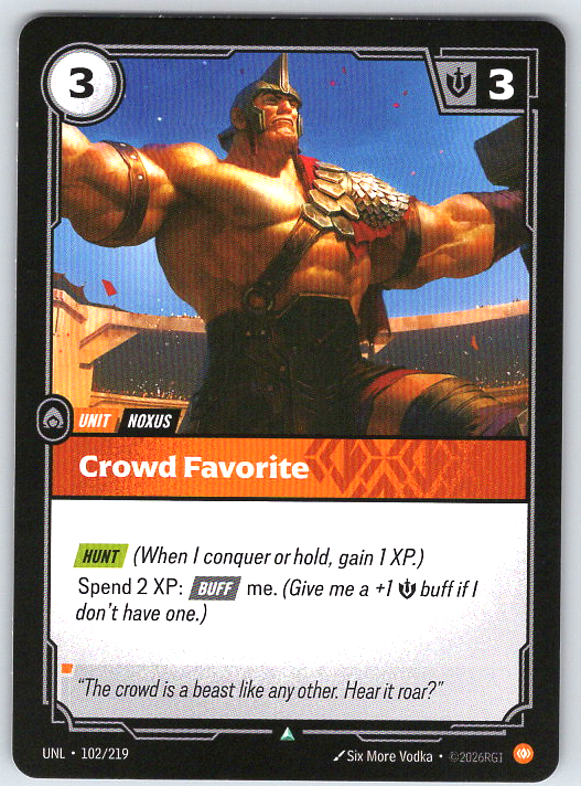 Crowd Favorite #102/219