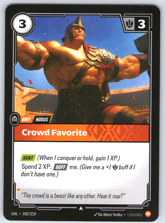 Crowd Favorite #102/219