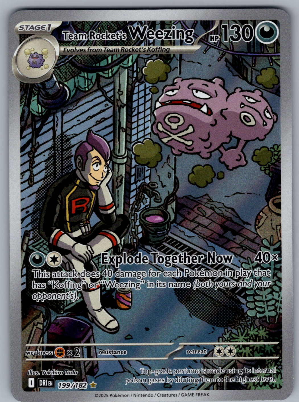 Team Rocket's Weezing #199