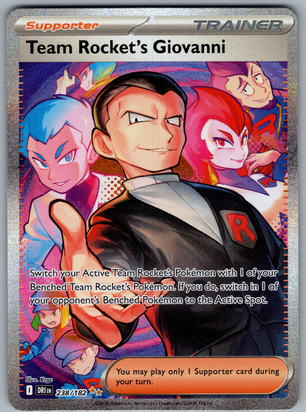 Team Rocket's Giovanni #238