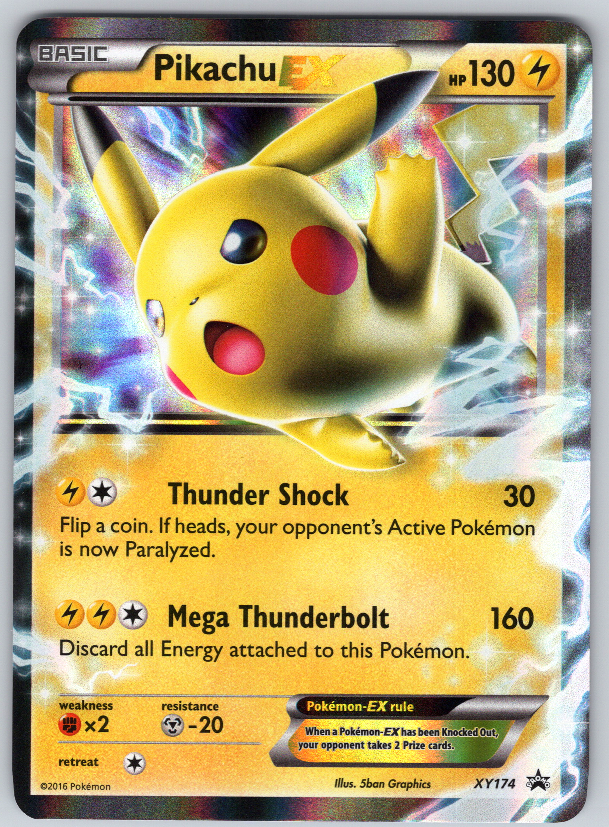 Pikachu EX #XY174
