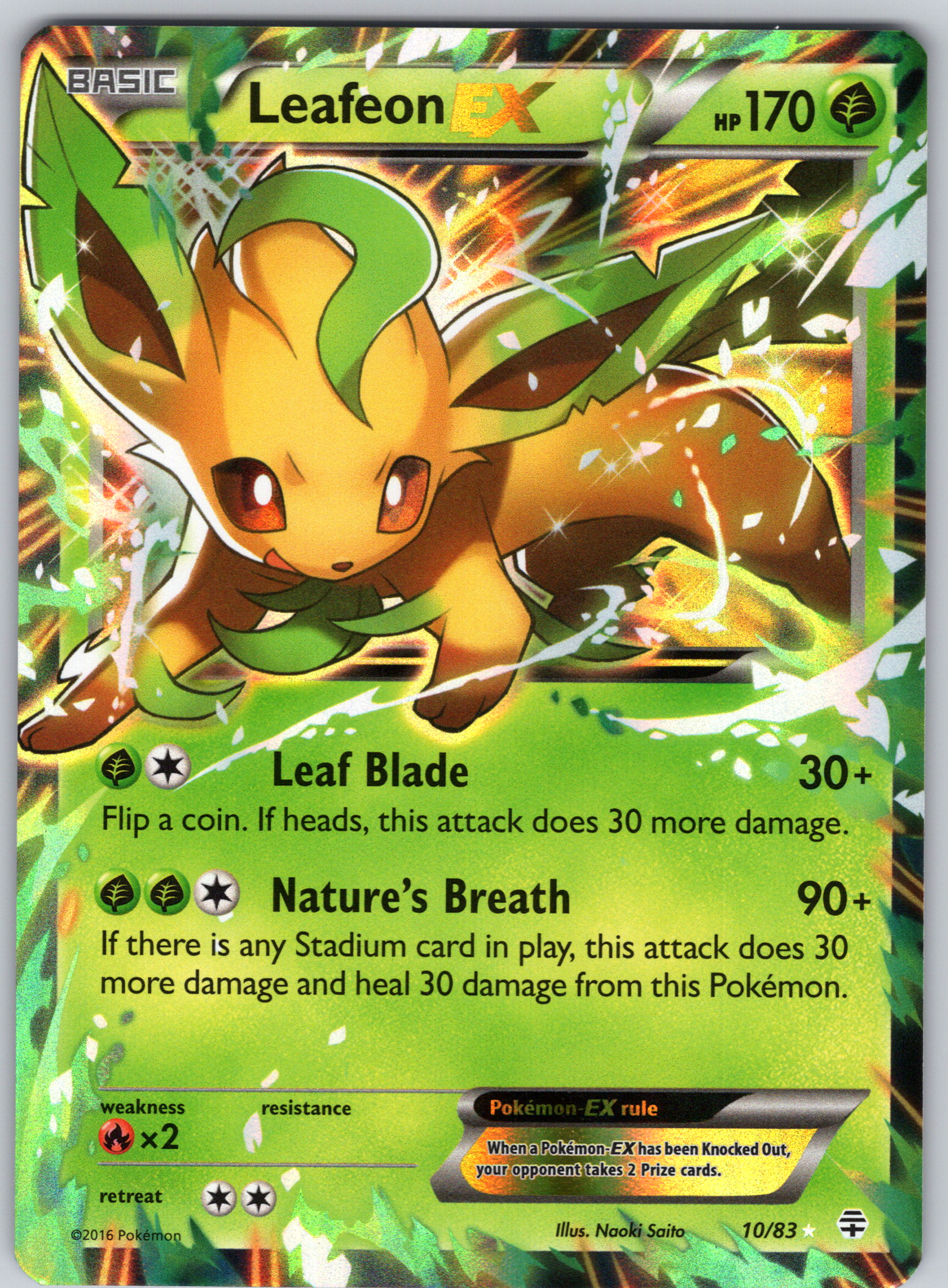 Leafeon EX #10