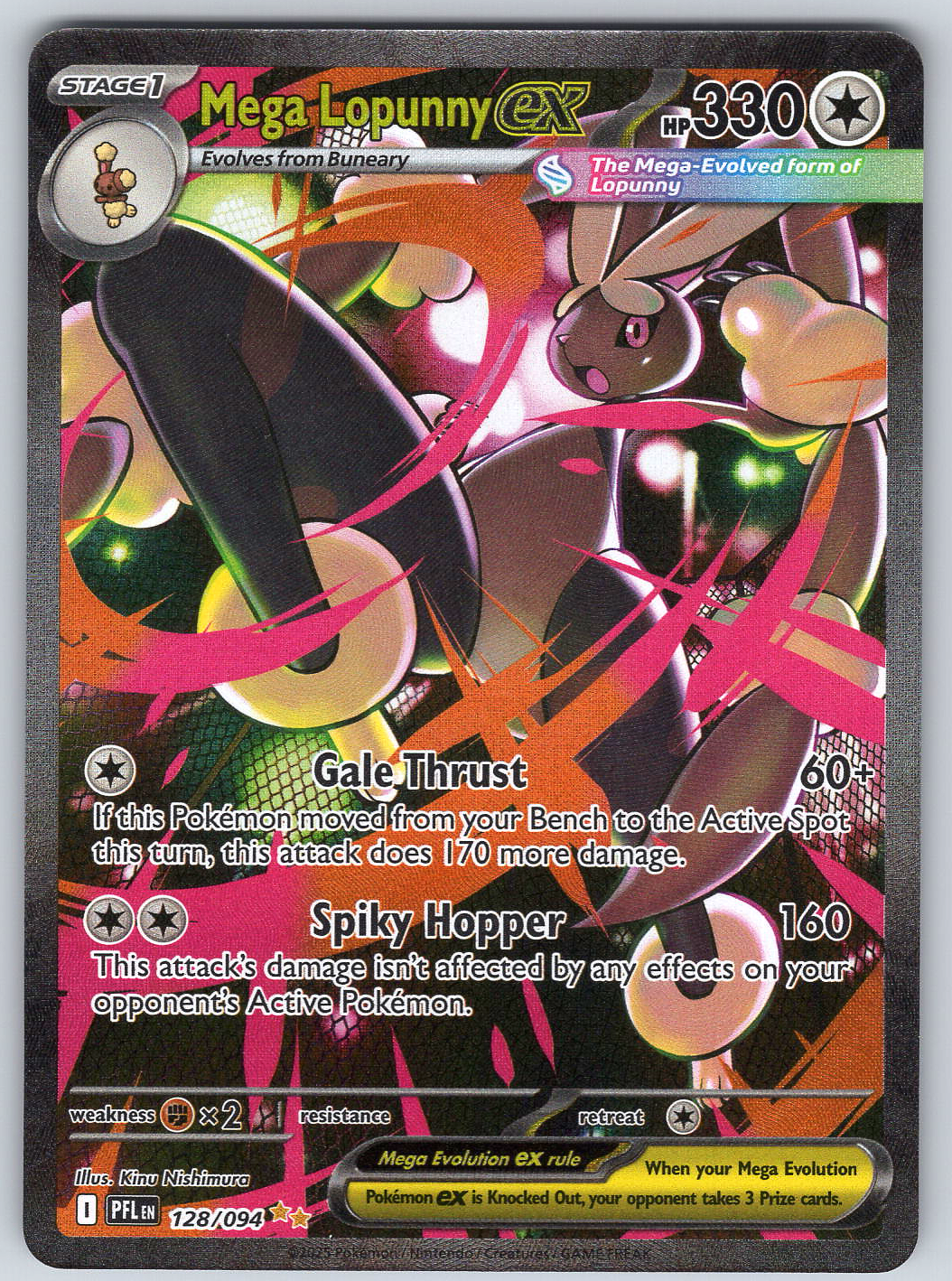 Mega Lopunny ex #128/094
