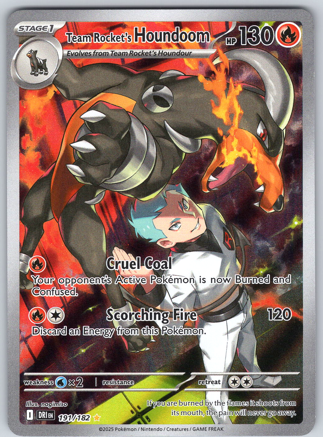 Team Rocket's Houndoom #191/182
