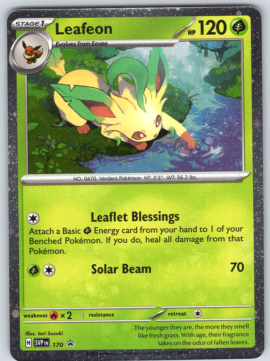 Leafeon - 170 (Cosmos Holo) #170