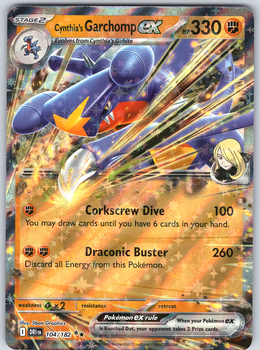 Cynthia's Garchomp ex #104/182