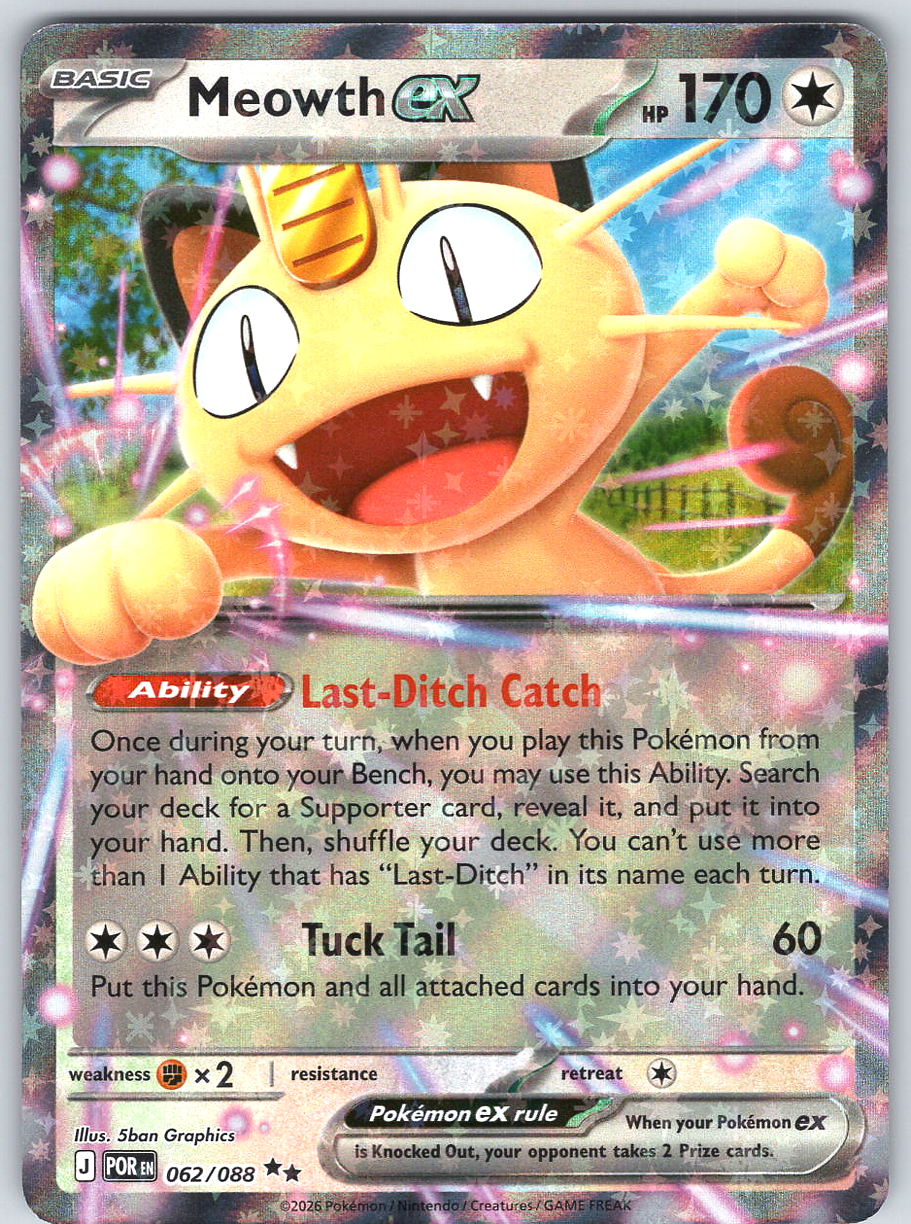 Meowth ex #062/088