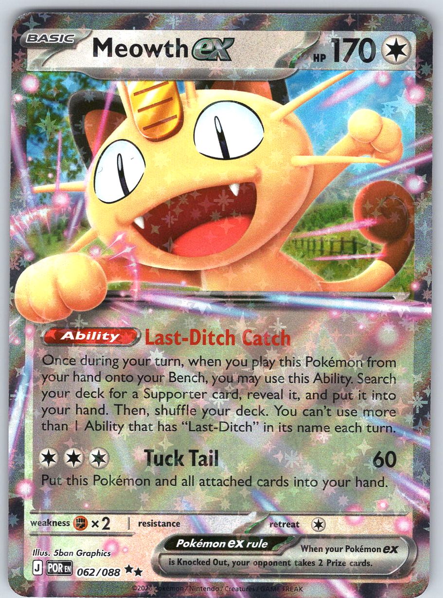 Meowth ex #062/088