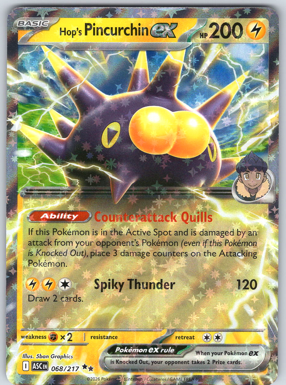 Hop's Pincurchin ex #068/217