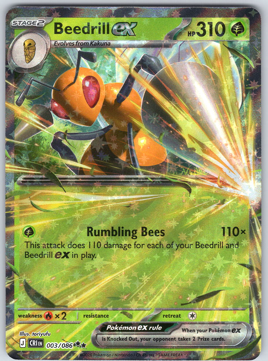 Beedrill ex #003/086