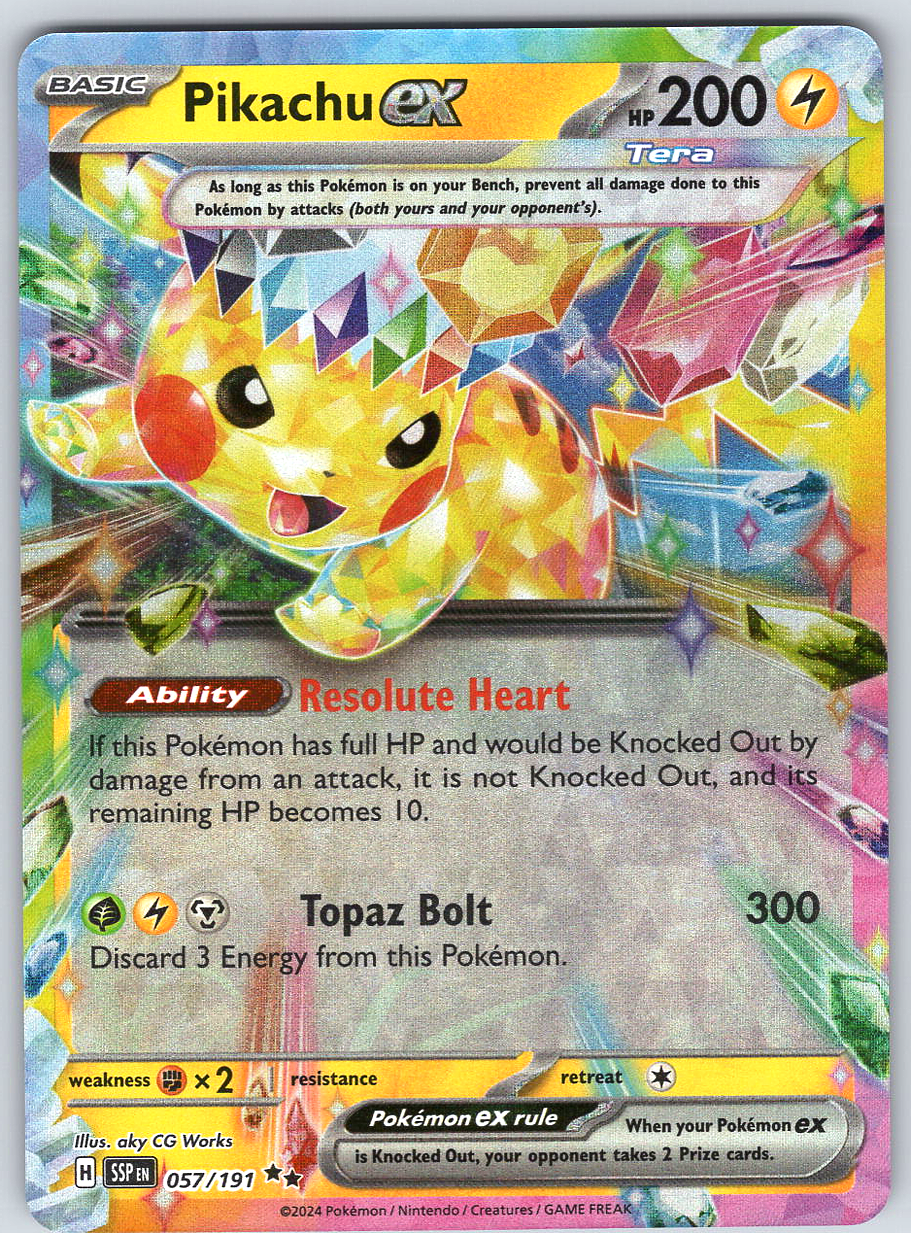 Pikachu ex #057/191