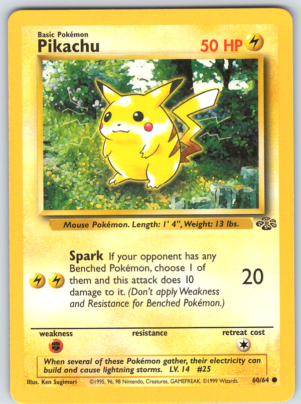 Pikachu #60 Jungle