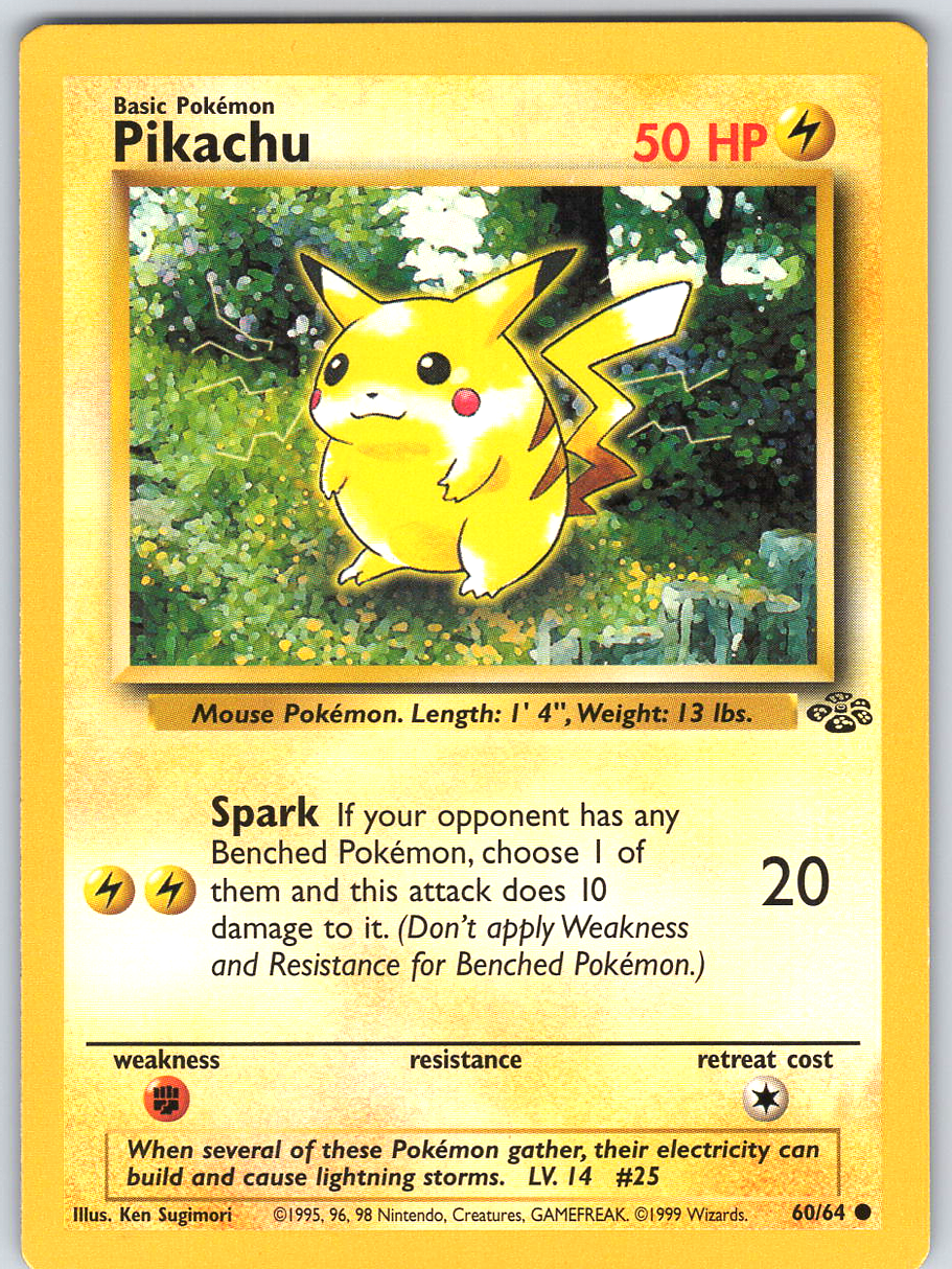Pikachu #60 Jungle