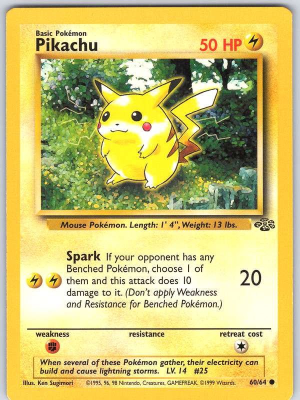 Pikachu #60 Jungle
