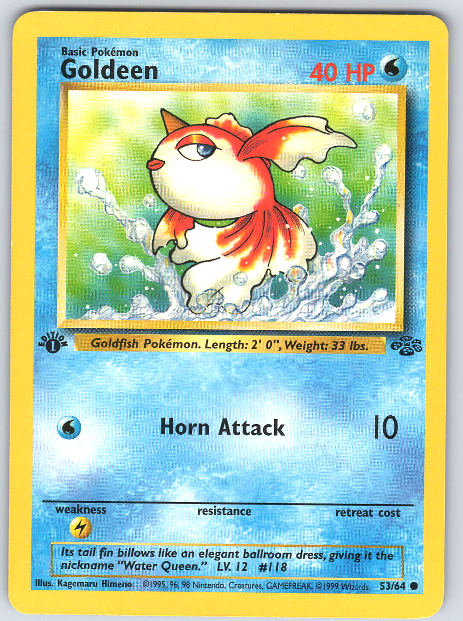 Goldeen #53 Jungle 1st Edition