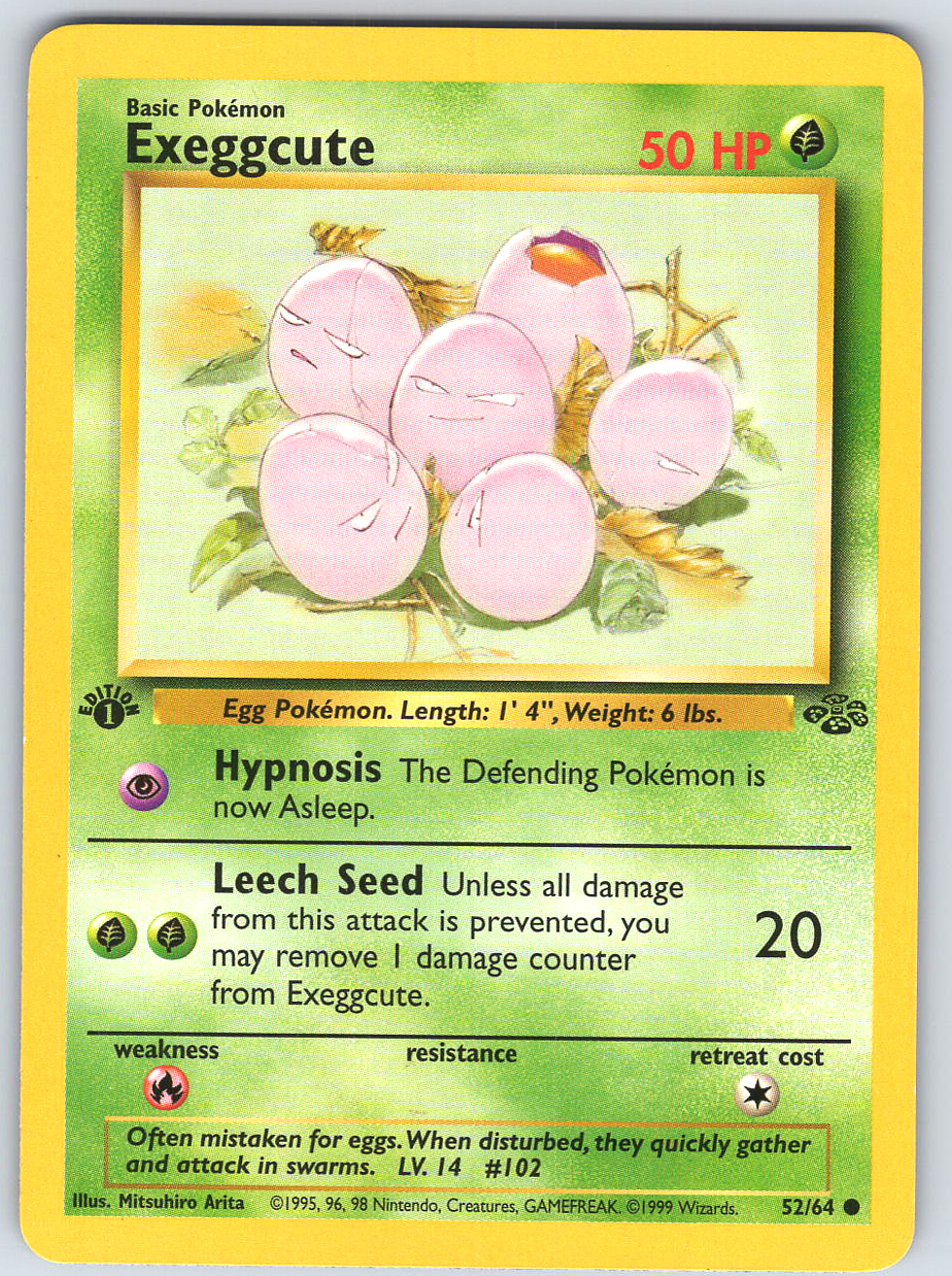 Exeggcute #52 Jungle 1st Edition