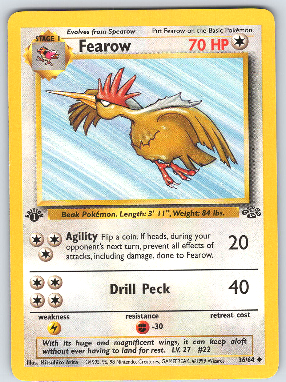 Fearow #36 Jungle 1st Edition