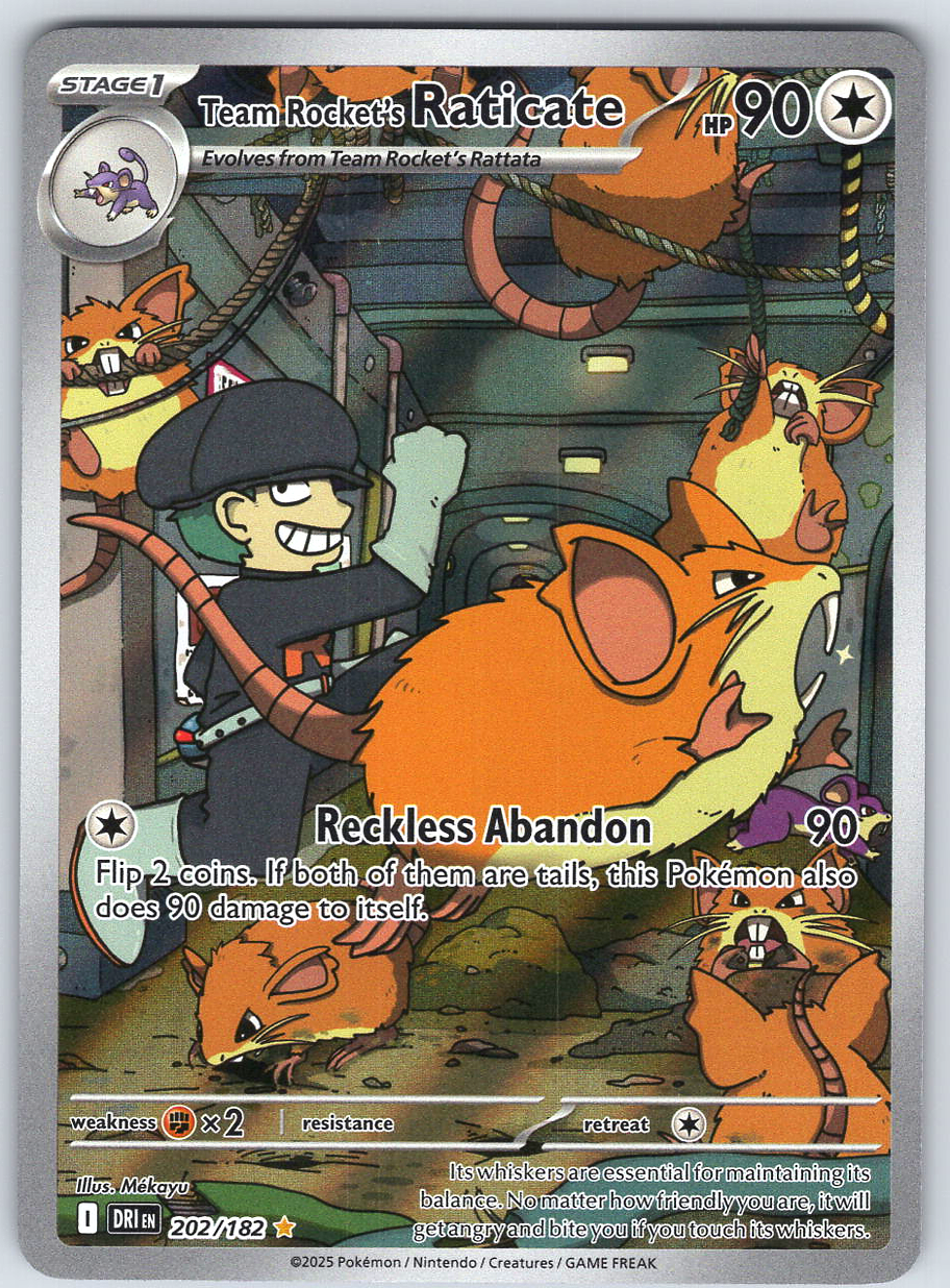 Team Rocket's Raticate #202/182