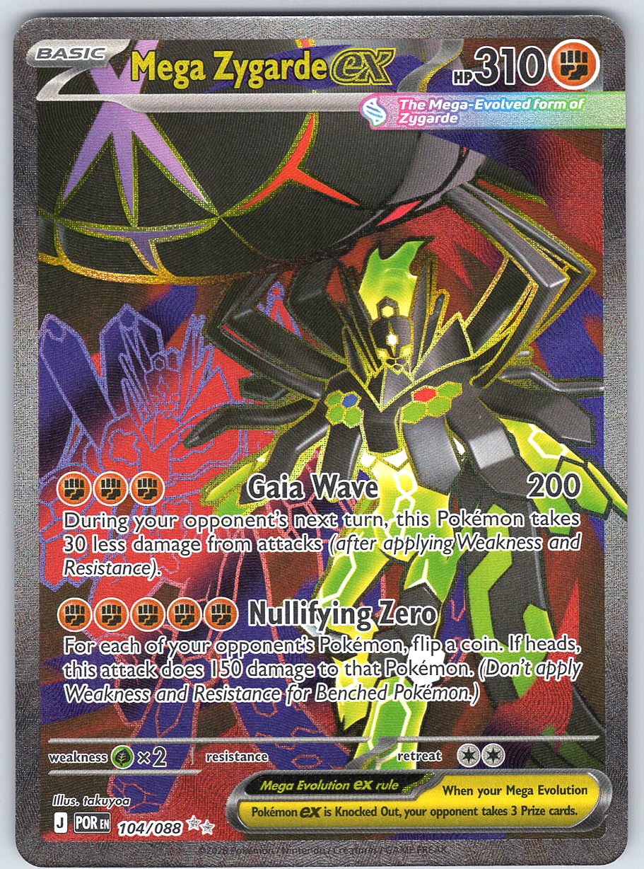 Mega Zygarde ex #104/088