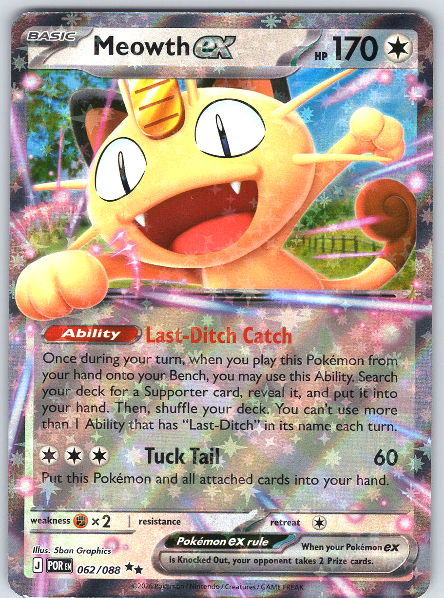 Meowth ex #062/088