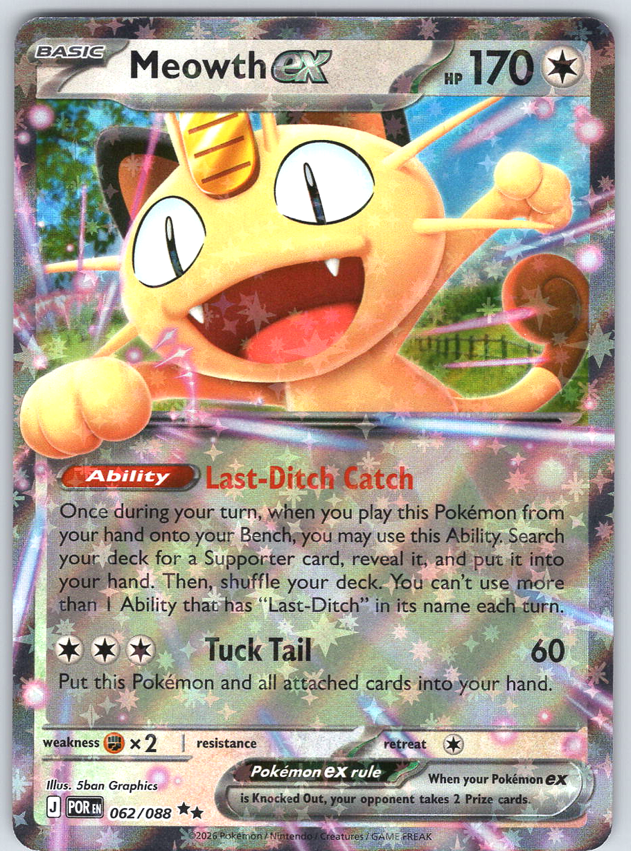Meowth ex #062/088