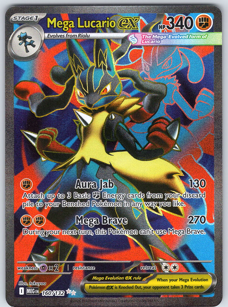 Mega Lucario ex #160/132