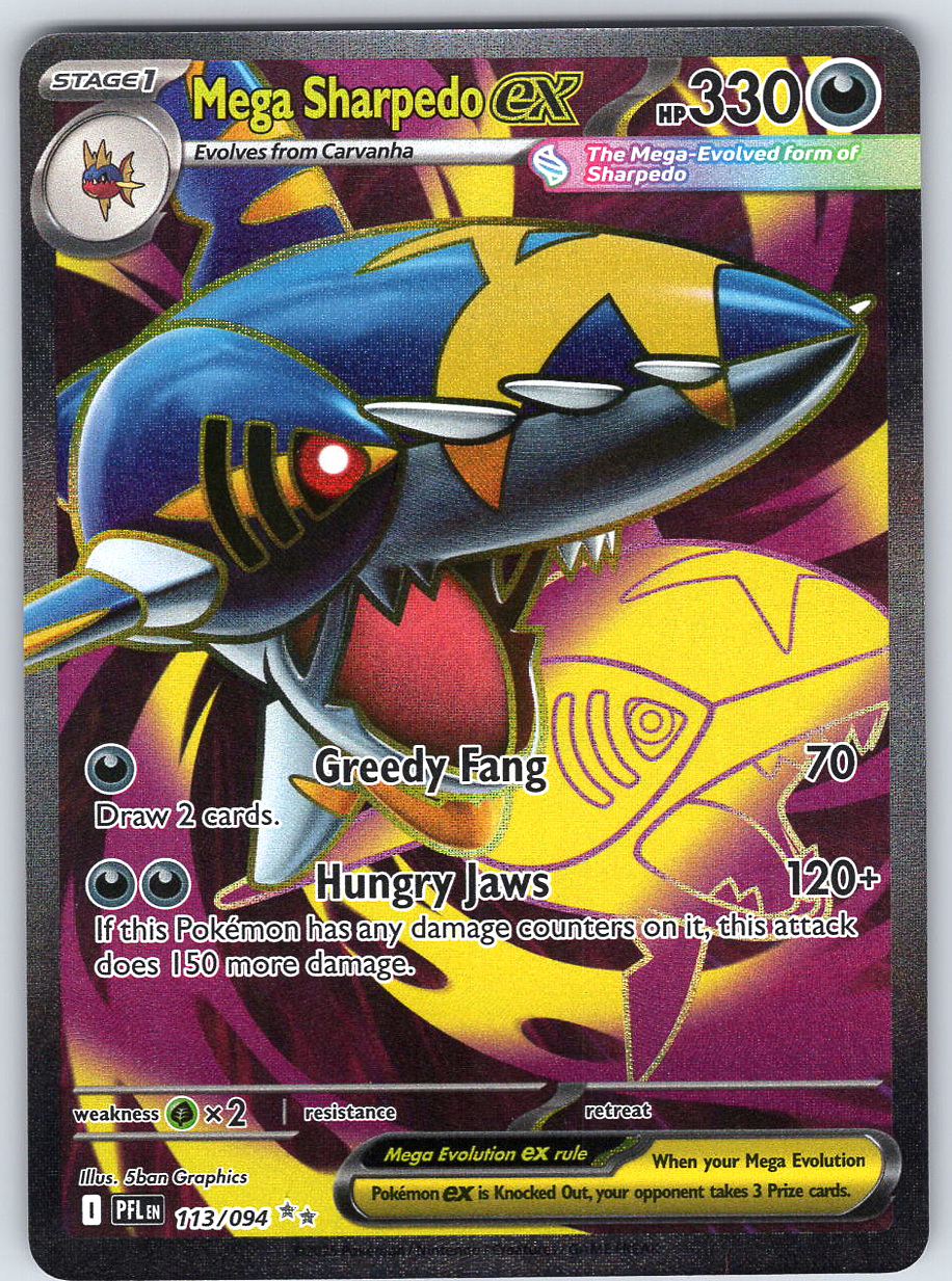 Mega Sharpedo ex #113/094