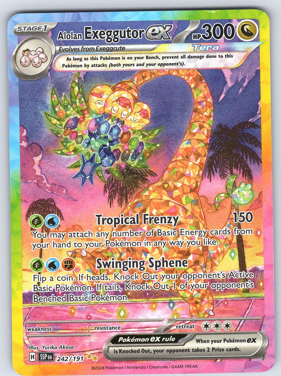 Alolan Exeggutor ex #242/191