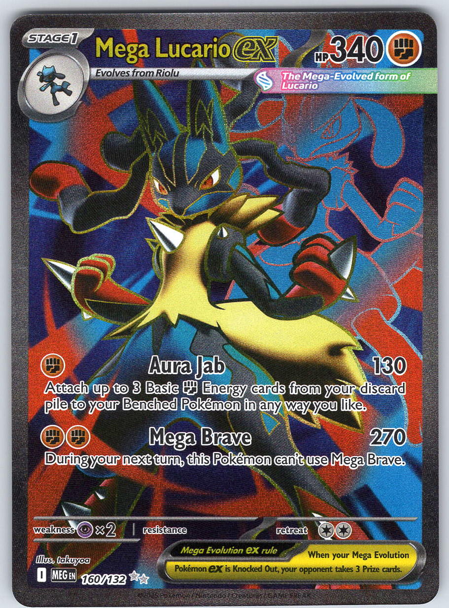 Mega Lucario ex #160/132