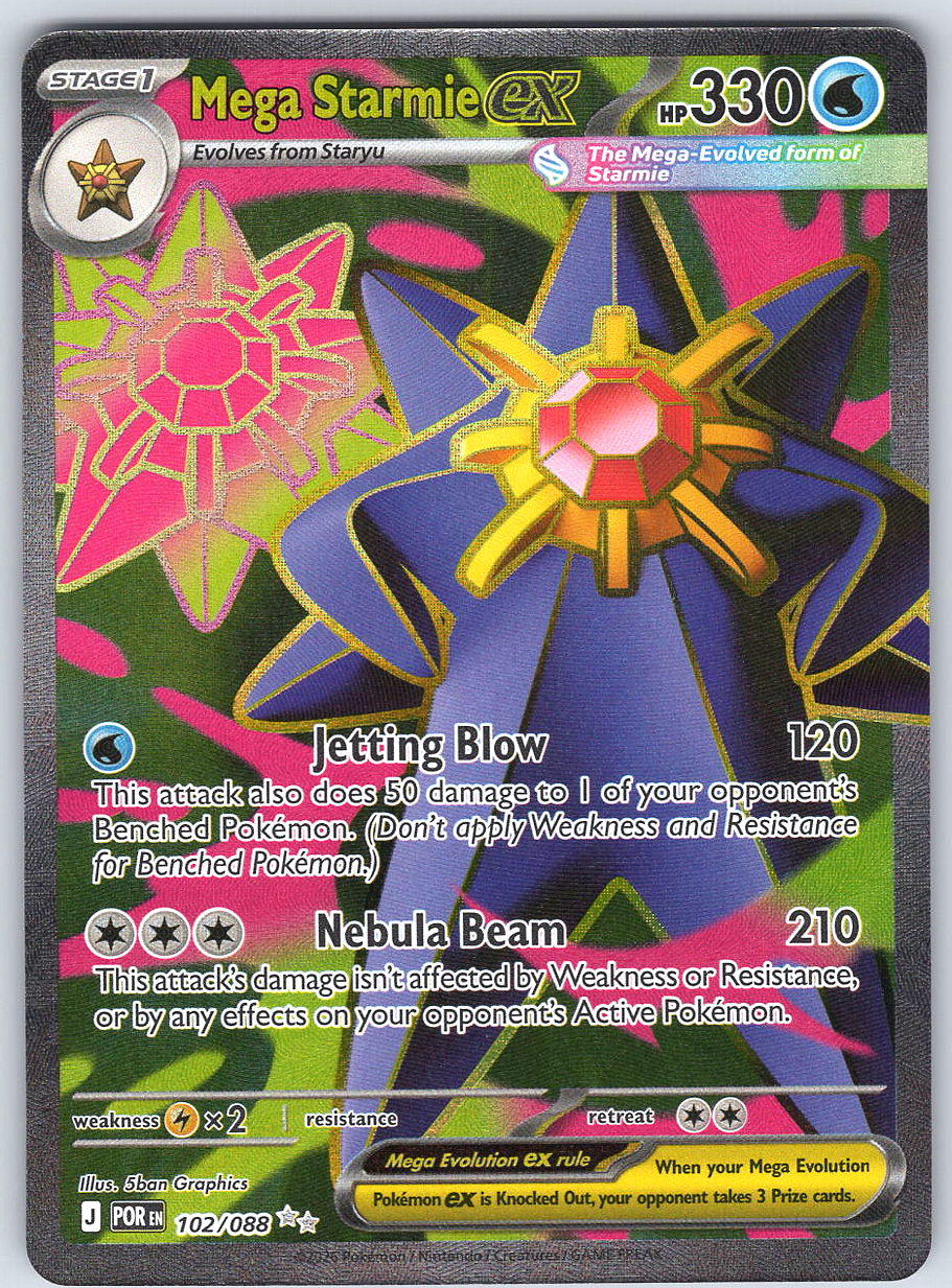 Mega Starmie ex #102/088