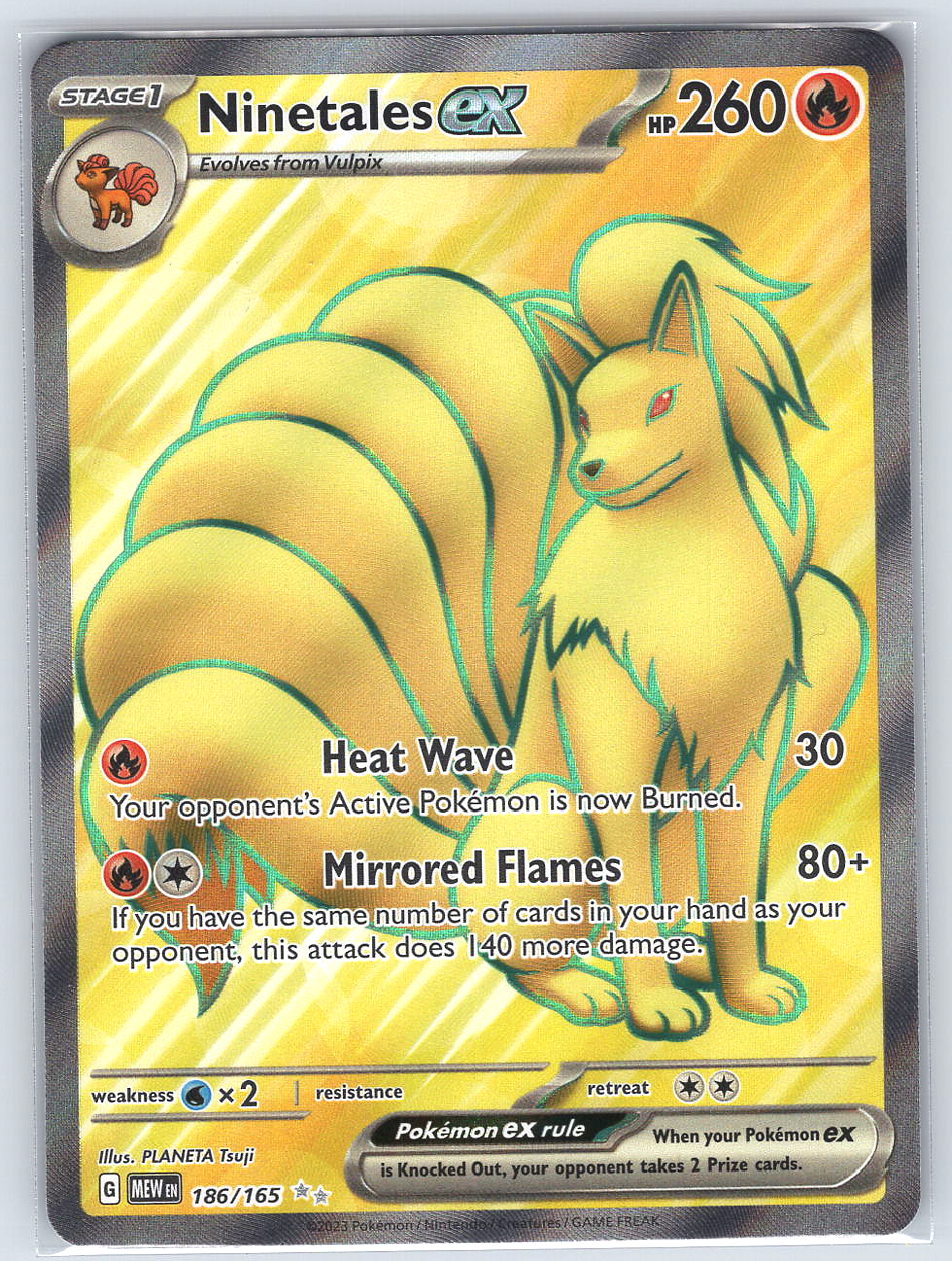 Ninetales ex #186/165