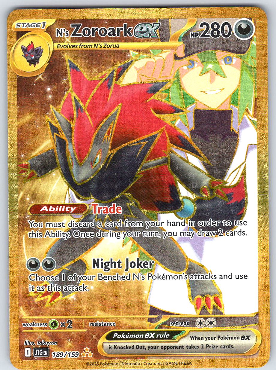 N's Zoroark ex #189/159