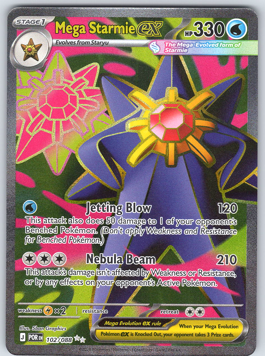 Mega Starmie ex #102/088