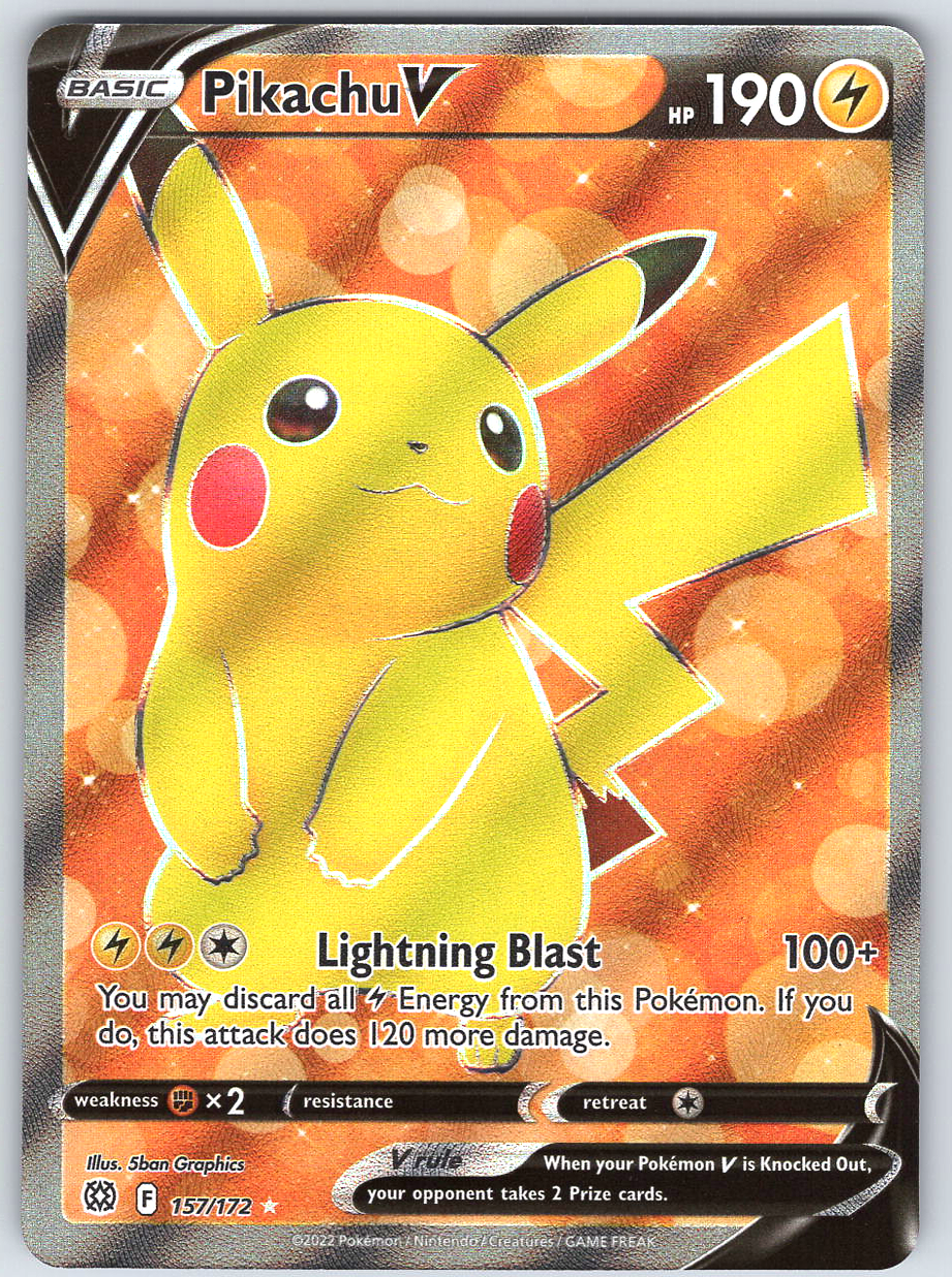 Pikachu V (Full Art) #157/172