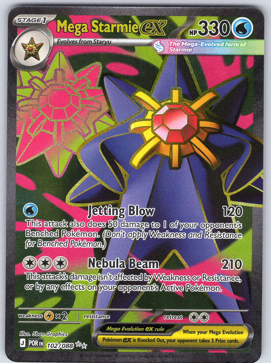 Mega Starmie ex #102/088