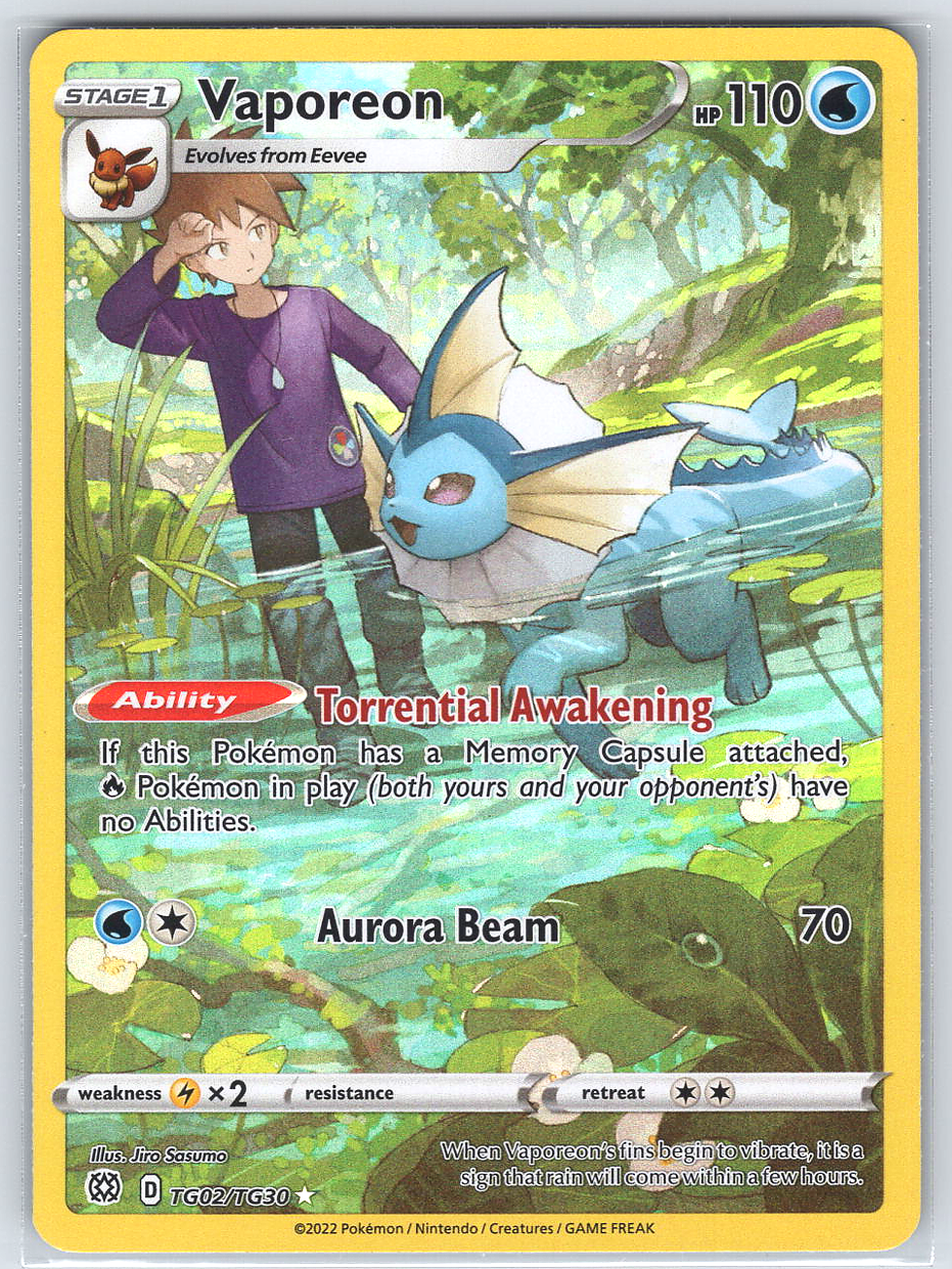Vaporeon #TG02/TG30