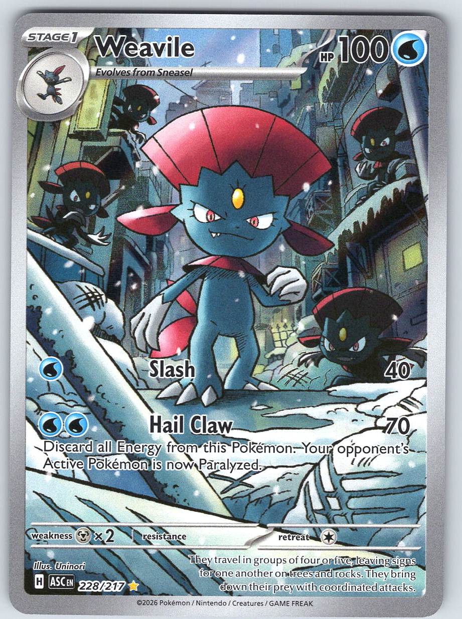 Weavile #228/217