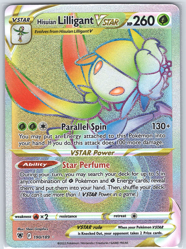 Hisuian Liligant VSTAR #190/189