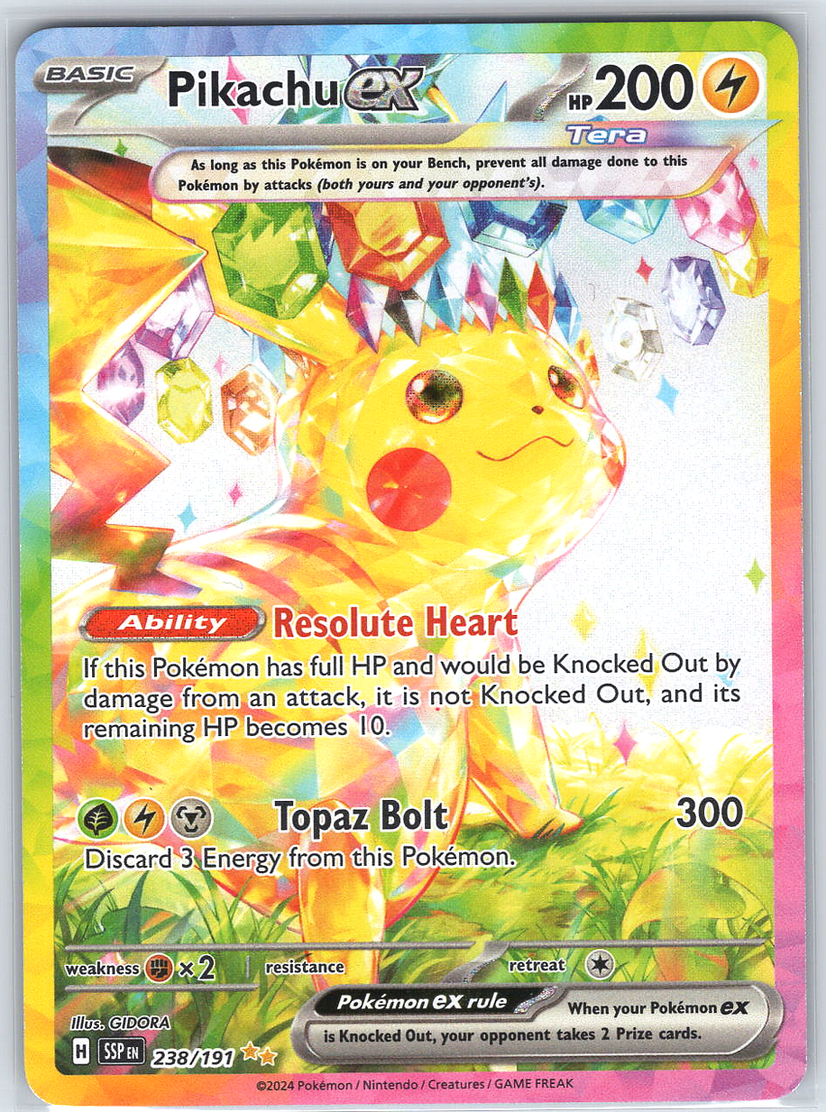 Pikachu ex #238/191