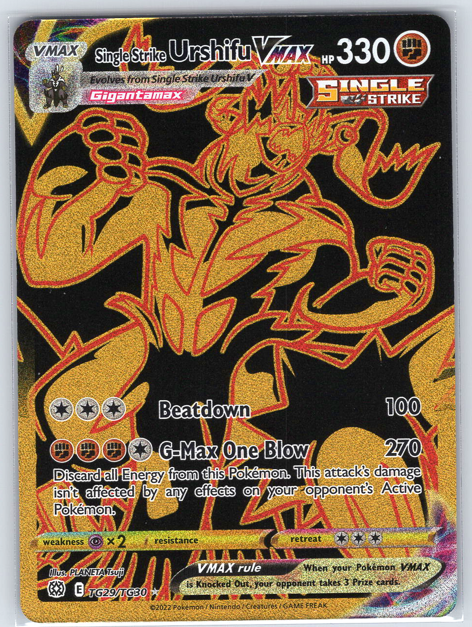 Single Strike Urshifu VMAX #TG29/TG30