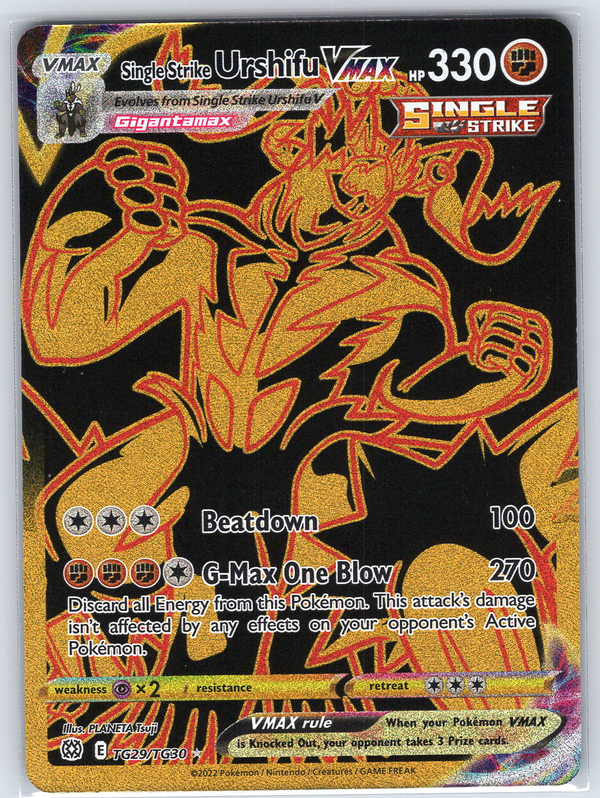 Single Strike Urshifu VMAX #TG29/TG30