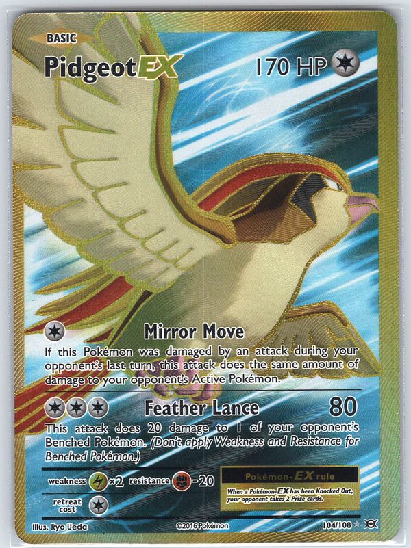 Pidgeot EX #104/108 (OFF-CENTER)