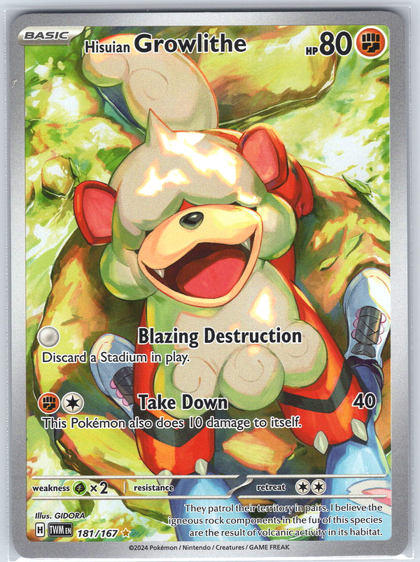 Hisuian Growlithe #181/167